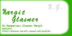 margit glasner business card